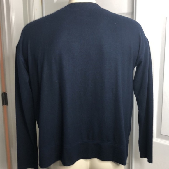 Lucky Brand Dark Blue Lightweight Sweater M - Picture 3 of 6